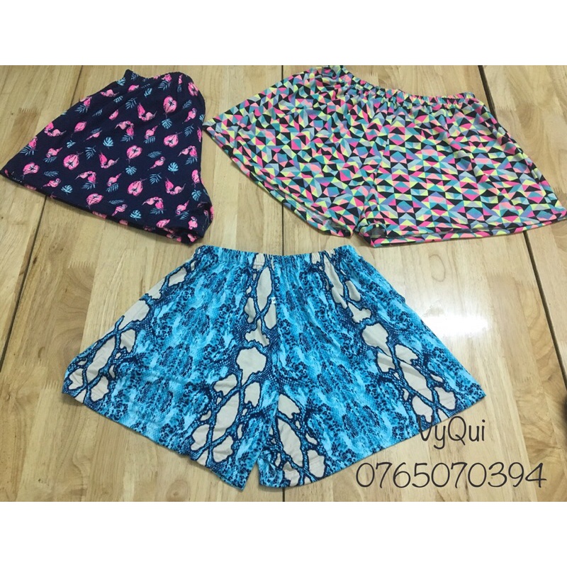 Quần đùi nữ mặc nhà chất thun lạnh co giãn | Quần bơi nữ | BigBuy360 - bigbuy360.vn