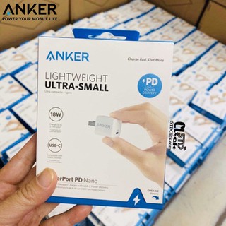 Củ sạc nhanh pd 18w anker powerport pd nano chính hãng