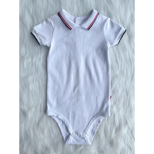 Bộ đồ liền thân , body cộc tay cổ polo cho bé