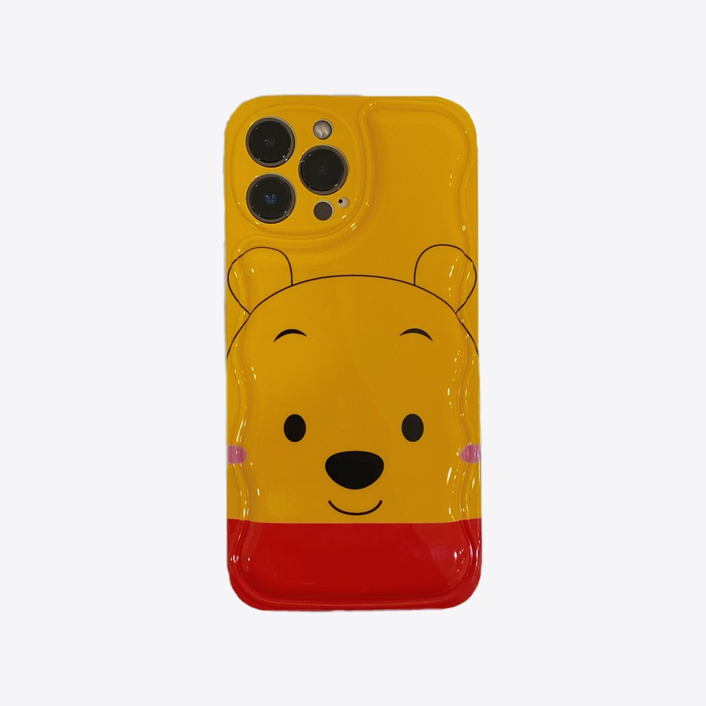 Ốp Điện Thoại Họa Tiết Hoạt Hình Winnie Dễ Thương Chống Sốc Cho iPhone 13/12/11/X