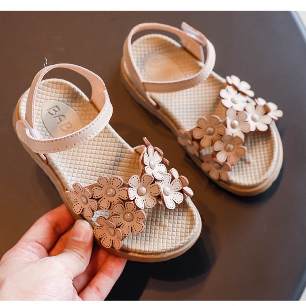 sandal bé gái size 21-30 hoa nhỏ siêu xinh