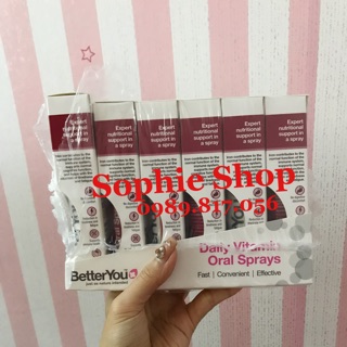 Sắt dạng xịt dành cho các bé 1 tuổi trở lên
