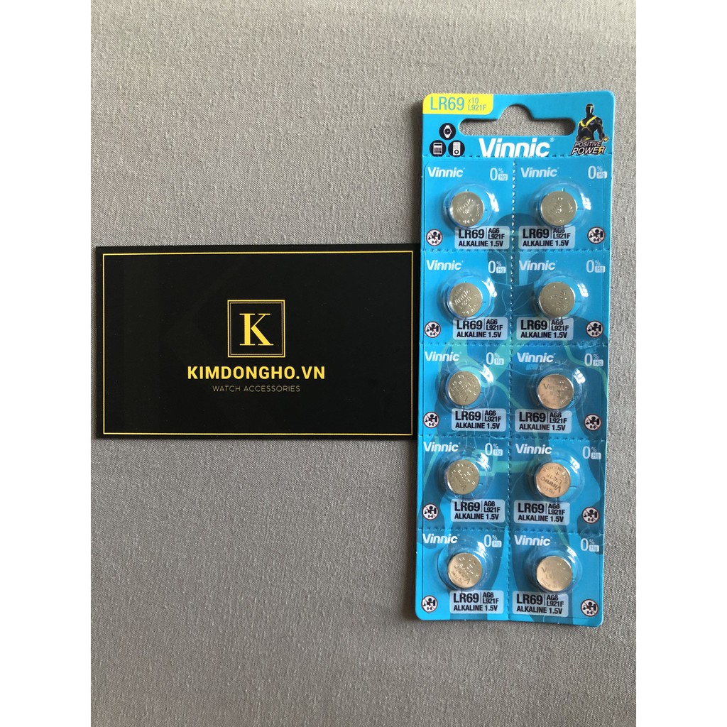 Vỉ 10 Viên pin 920 - 371 SR920SW SR920 LR921 SR921 AG6 Vinnic pin đồng hồ