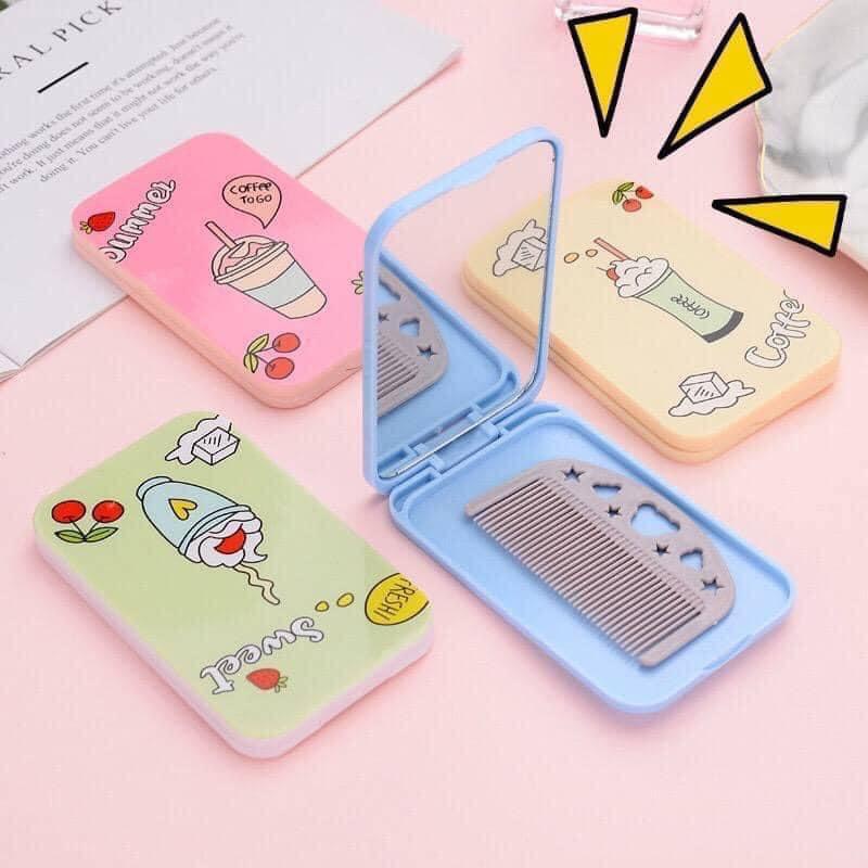 Set gương + lược mini.store0096