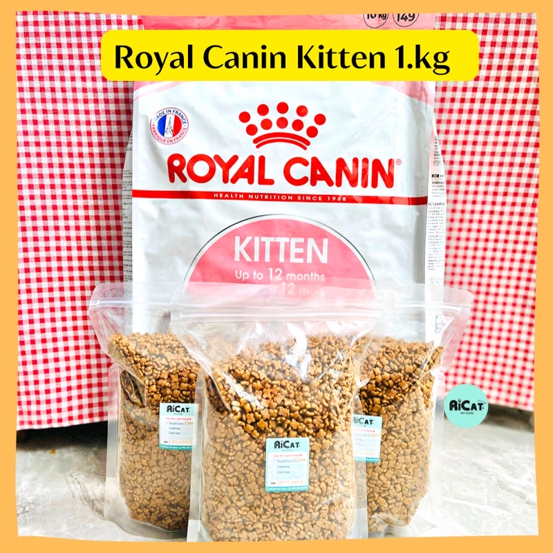 Hạt Cho Mèo Cao Cấp ROYAL CANIN KITTEN - Túi 1kg Xuất xứ Pháp