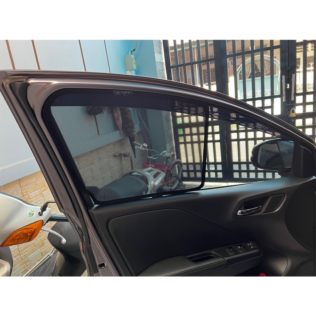 Rèm Che Nắng Nam Châm Xe Honda City đời 2015 đến 2023 - Bộ 4 tấm chắn nắng chuẩn form xe, nam châm hút mạnh