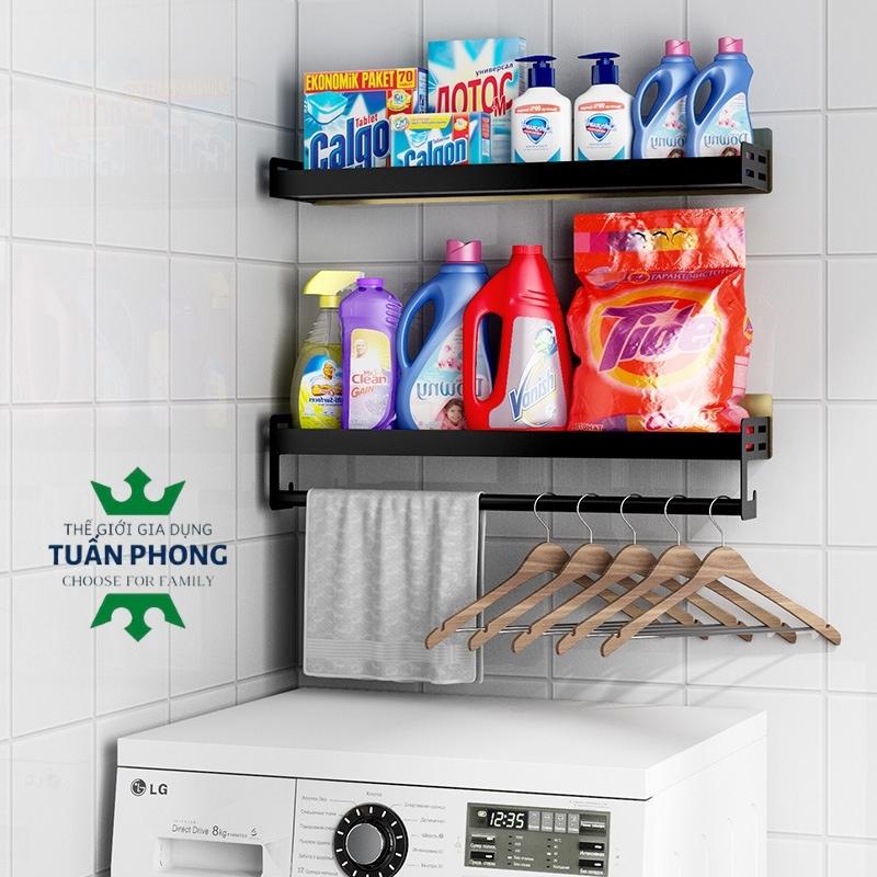 Kệ Phòng Tắm,Nhà Bếp Sơn Tĩnh Điện Dán Tường(Không Khoan Tường) Đa Năng,Giá Để Chai Lọ Tiện Lợi