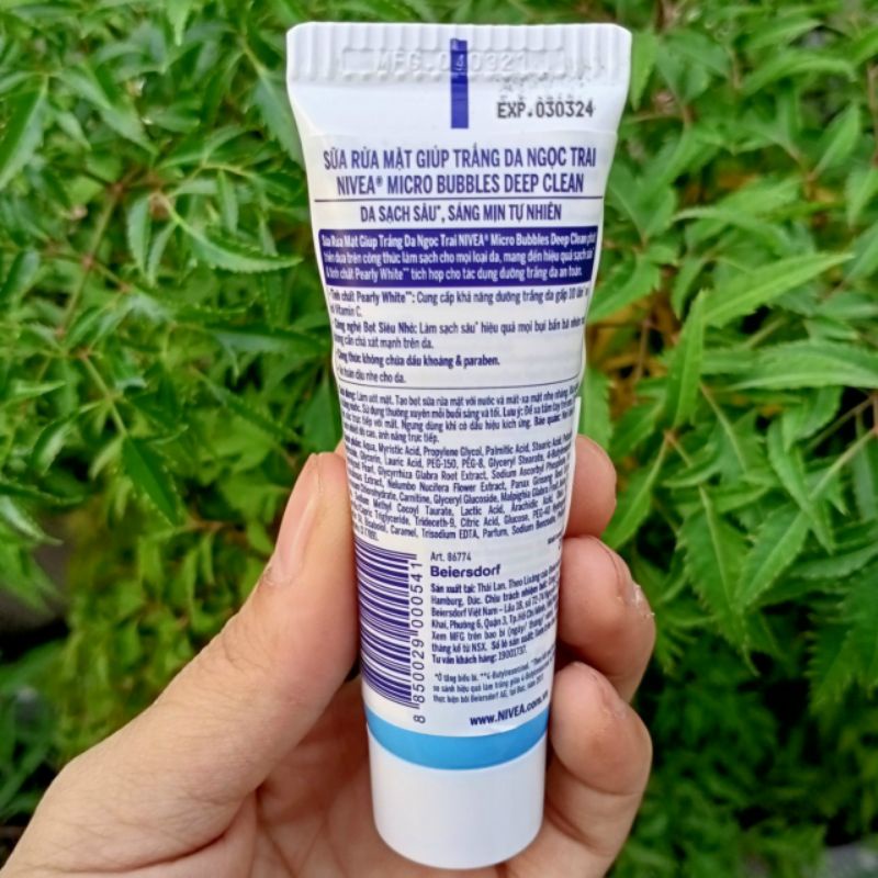 Sữa rửa mặt NIVEA TẠO BỌT SIÊU MỊN 50ml