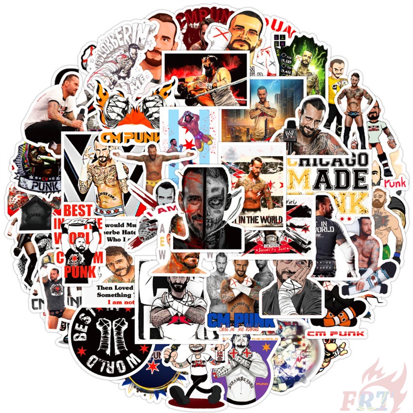 ❉ Cm Dòng Punk Series 01 Phillip Jack Brooks. Hình Dán Thế Giới Đẹp Nhất Trong Thế Giới ❉ Bộ 50 Miếng Dán Trang Trí Vali Laptop Ván Trượt DIY Thời Trang