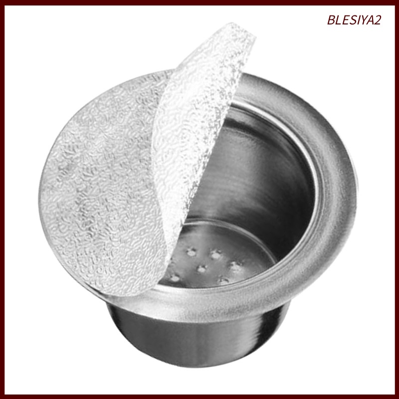 [BLESIYA2]Refillable Stainless Steel Metal Coffee Filter Capsule Cup Maker