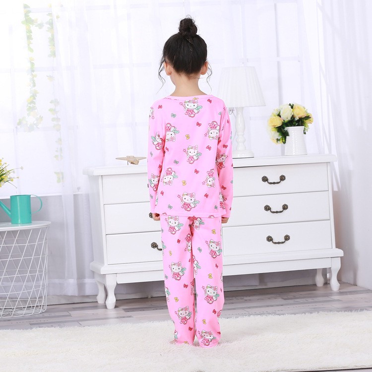 Set đồ ngủ in hình mèo kitty đáng yêu dành cho bé gái