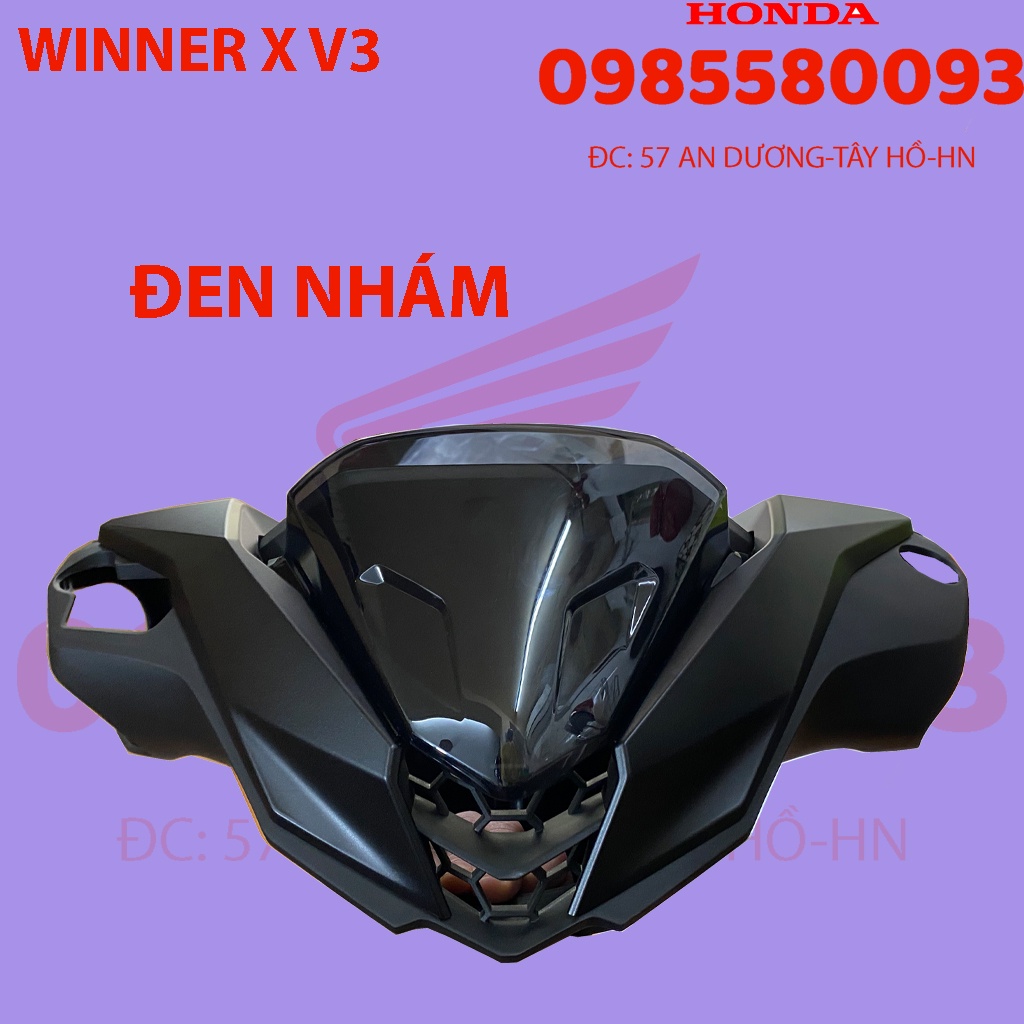 DÀN ÁO WINNER X V3 2022 MÀU ĐEN NHÁM
