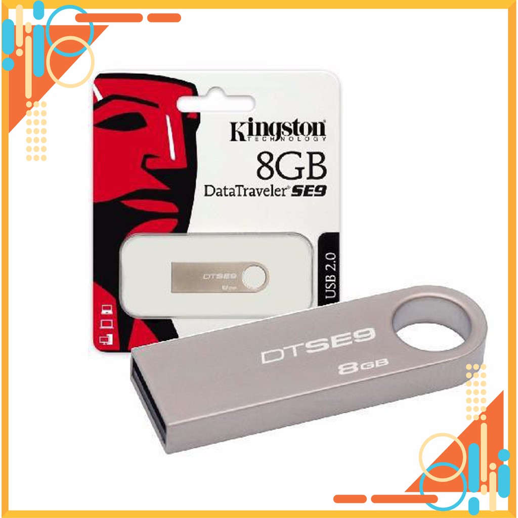 USB Kington 2.0 8GB Vỏ Sắt Chống Nước Format NTFS-FAT32-exFAT