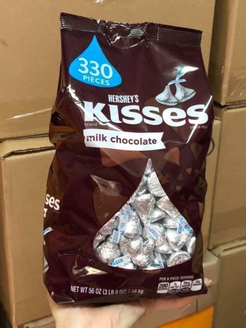 200g SOCOLA HERSHEY’S KISSES shop bán lẻ từng trăm gam nha mọi người