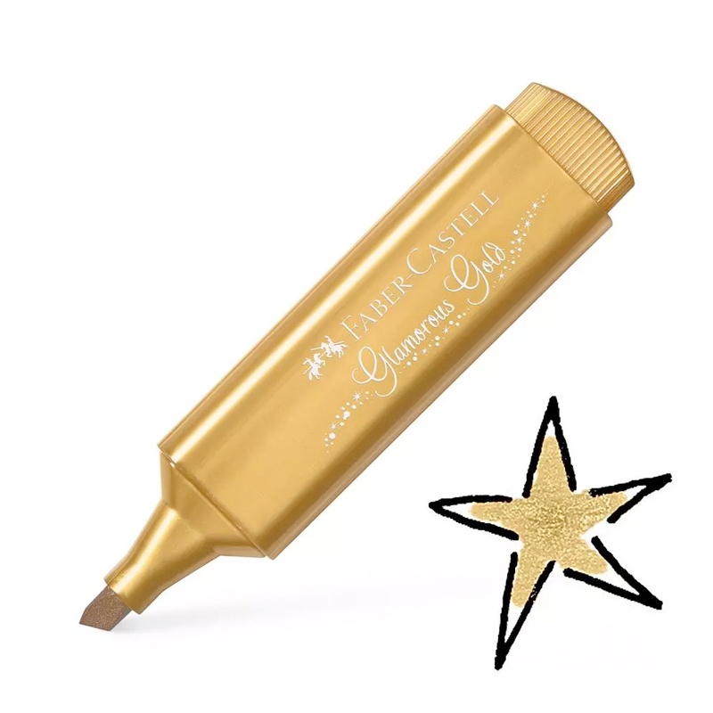 Bút Dạ Quang Metallic Textliner 46 - Faber-Castell 154650 - Glamorous Gold