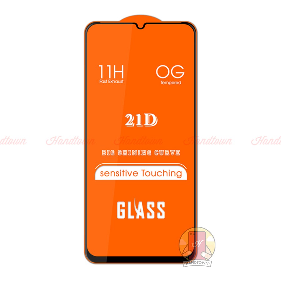 Kính Cường lực Realme 5i / Realme 5s Full màn hình 21D Handtown SIÊU BỀN