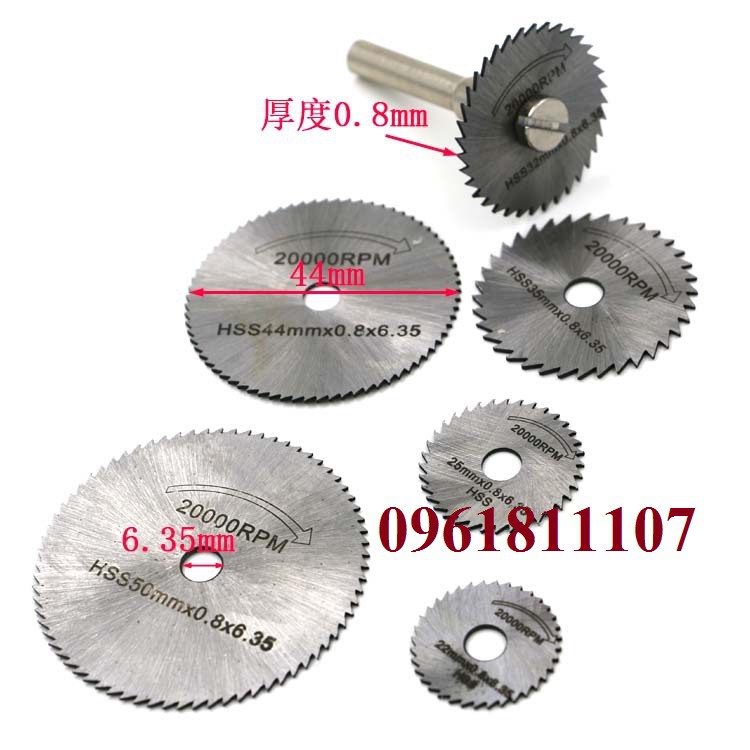 Bộ lưỡi cắt mini, lưỡi cắt mini cho máy cầm tay, đĩa cắt mini cho máy cầm tay