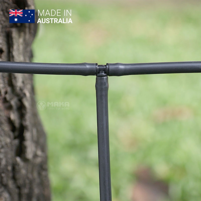 Tê Nối Ống 4mm Antelco mã AT-T4 - màu đen