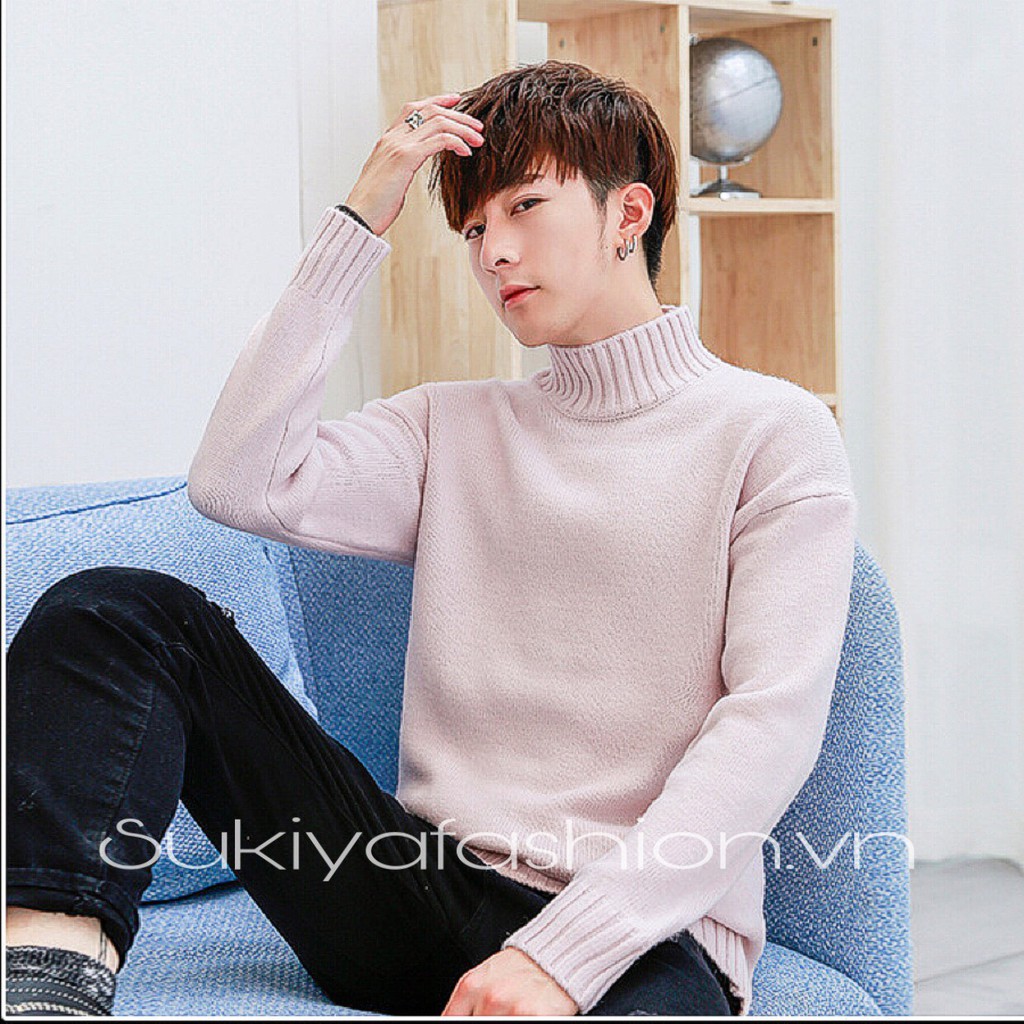 Áo Len nam cao cổ SUKIYA chất dày dặn phong cách Hàn quốc mới nhất 2024 AL11 | BigBuy360 - bigbuy360.vn