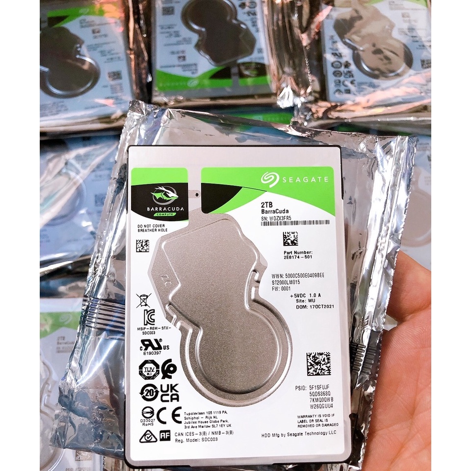 Ổ Cứng HDD Laptop Seagate 1TB 2.5 inch SATA3 6Gbs 128MB Chính Hãng - Bảo hành 24 tháng