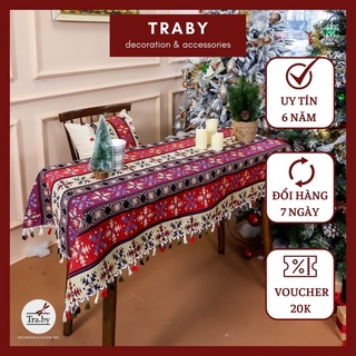 KHĂN TRẢI BÀN THỔ CẨM TRABY