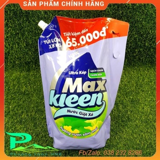 Nước giặt xả MaxKleen túi 3,8kg