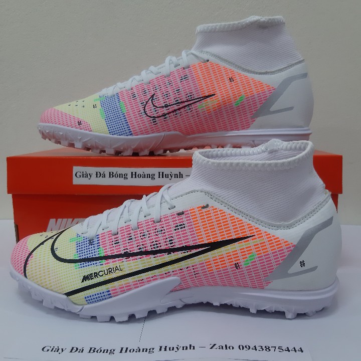 Giày Đá Bóng TQ Superfly 8 Academy TF Hồng