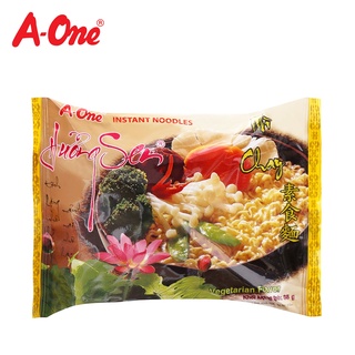 Thùng 30 gói mì chay hương sen vegetarian flavor instant noodles a-one - ảnh sản phẩm 3