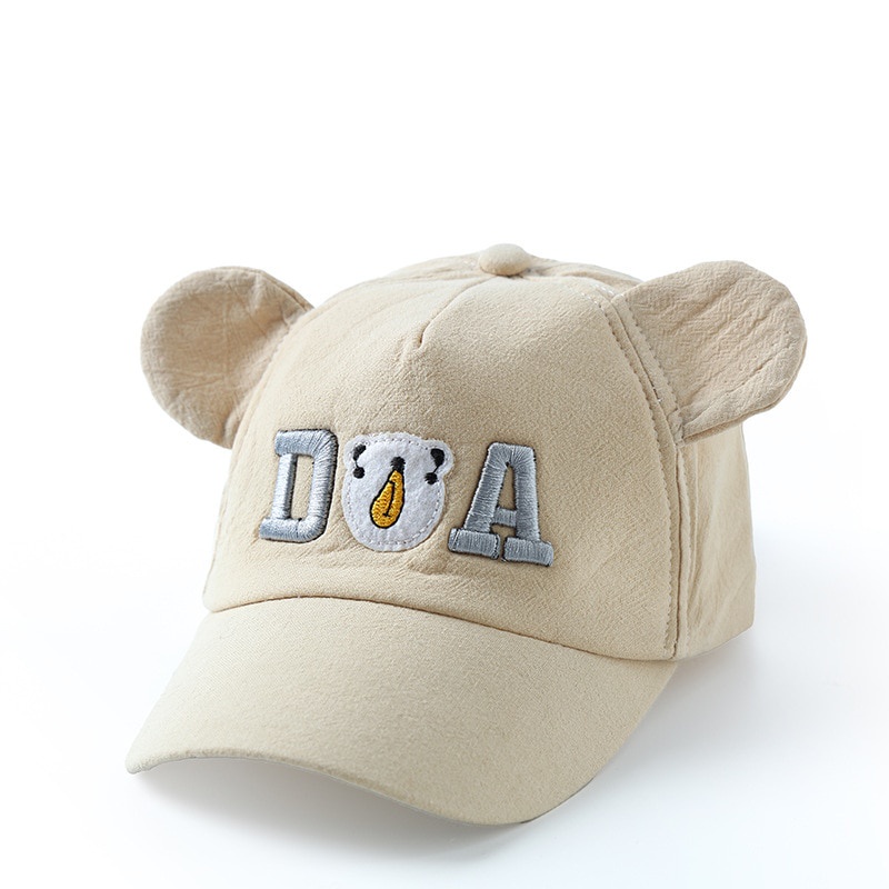 Mũ Lưỡi Trai Thêu Hình Gấu Dễ Thương Cho Bé