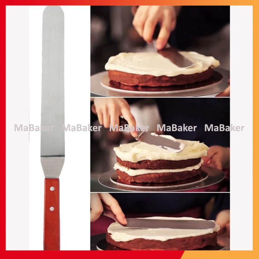 Dao chà láng gấp khúc bằng thép không gỉ cao cấp 8 inch, 10 inch - MaBaker