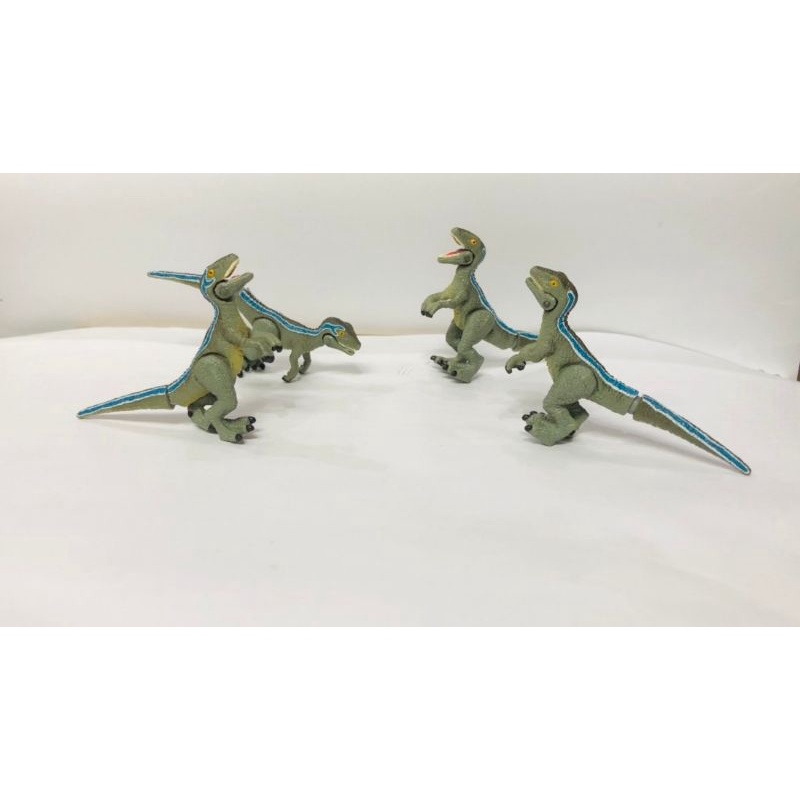 Set 1 và set 3 khủng long Jurassic World hãng Tomy có khớp cử động miệng, tay và đuôi