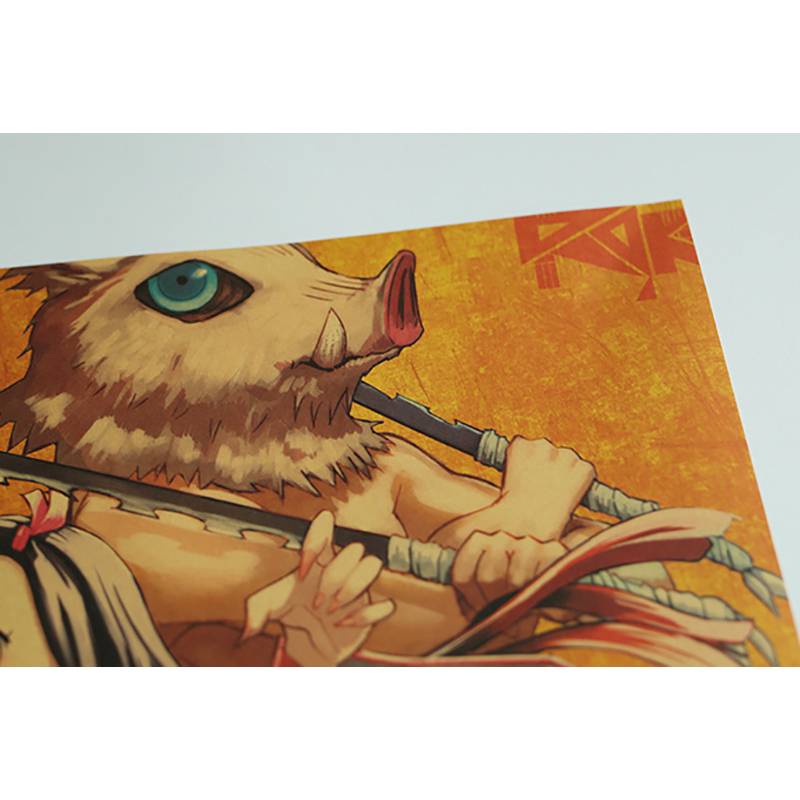 Áp phích treo tường hình Tanjirou anime Demon Slayer 50.5*35CM