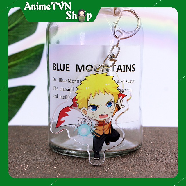 Móc khoá Mica dây xịn anime Naruto ( 7 vị Hokaghe Làng Lá - Hoả Quốc) - Nhựa Cứng Acrylic In 2 mặt sắc nét ( ảnh thật )