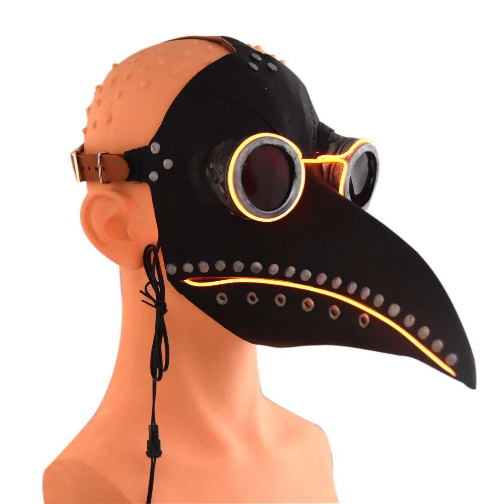 Mặt Nạ Hóa Trang Halloween TAYLOR1 Có Đèn Led Phát Sáng Độc Đáo