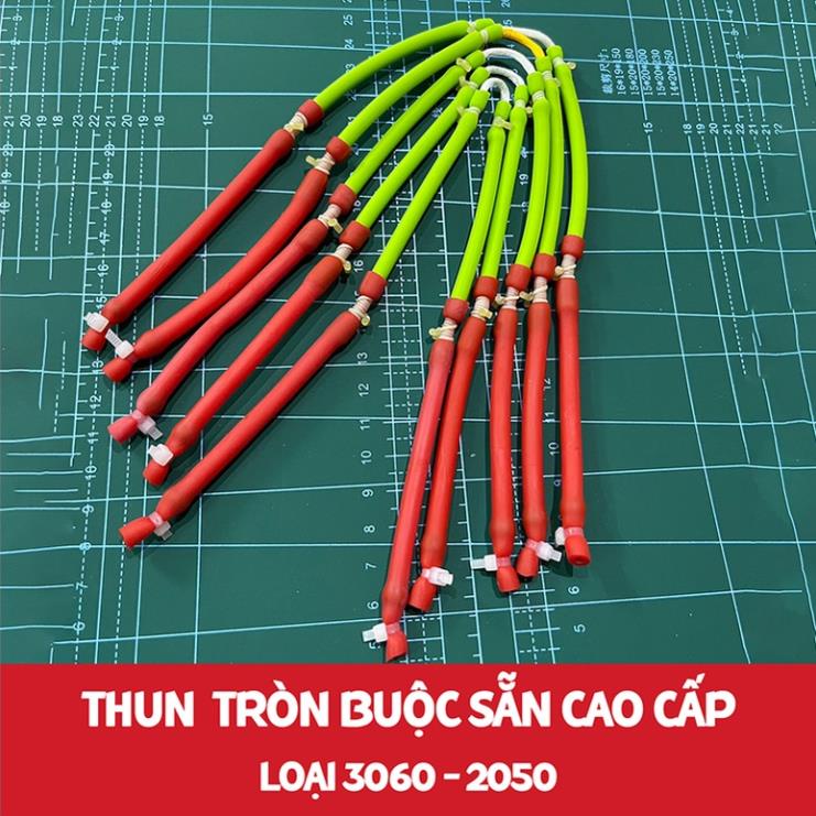 Dây thun cao su tròn ống làm ná cao su bắn cá, Mã 3060 - 2050, hàng cao cấp