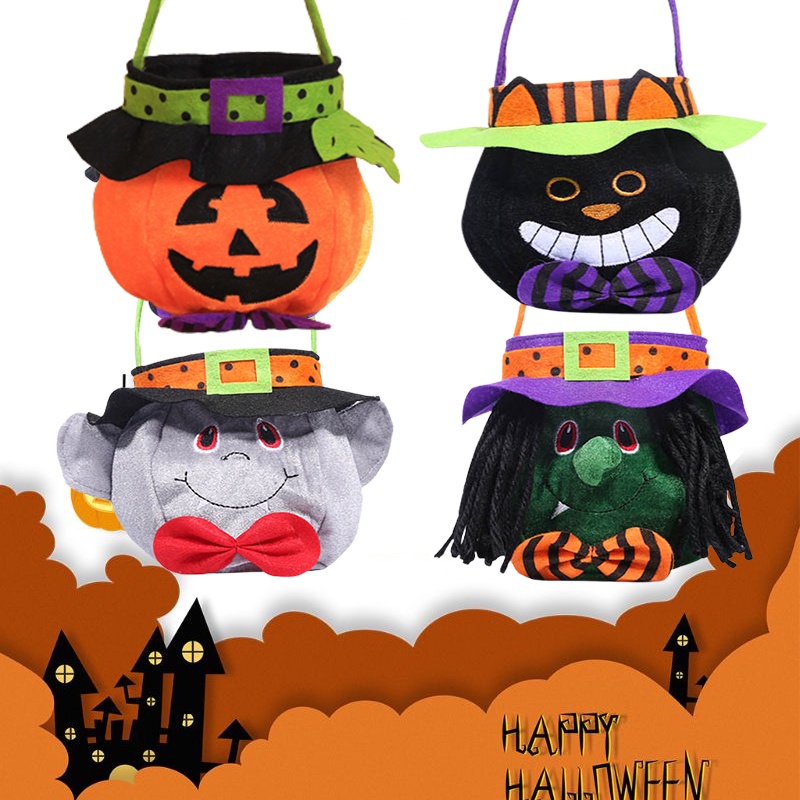 Túi Quà Halloween Hoàn Hảo Cho Trẻ Em Và Bạn Bè Hợp Thời Trang Với Bí Ngô Và Nhiều Hơn