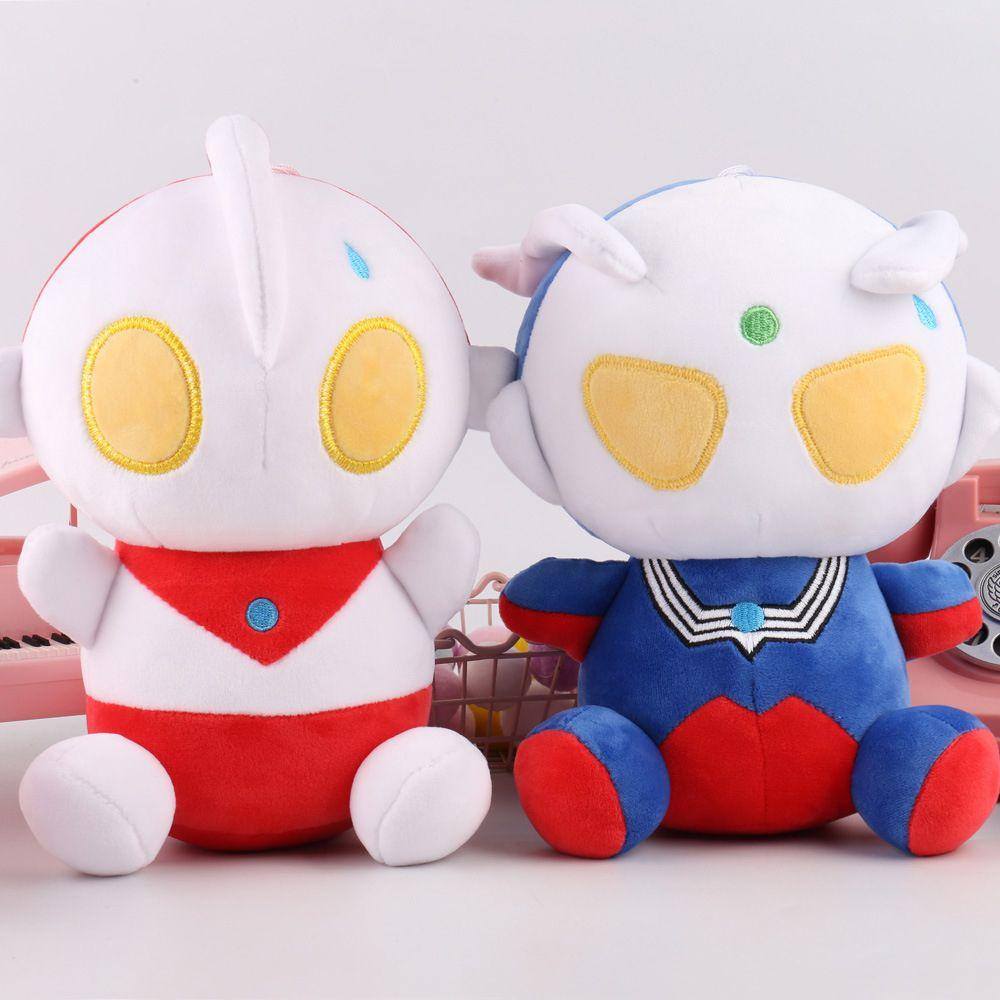 LANFY Ultraman Búp Bê Nhồi Bông Hình Ultraman 14CM / 32CM Trang Trí Nhà Cửa