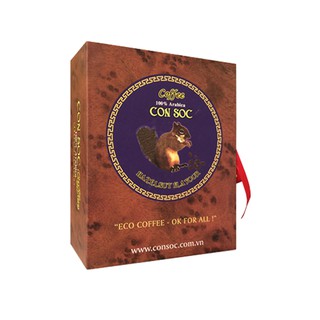 Cà phê con sóc hộp nâu 500g
