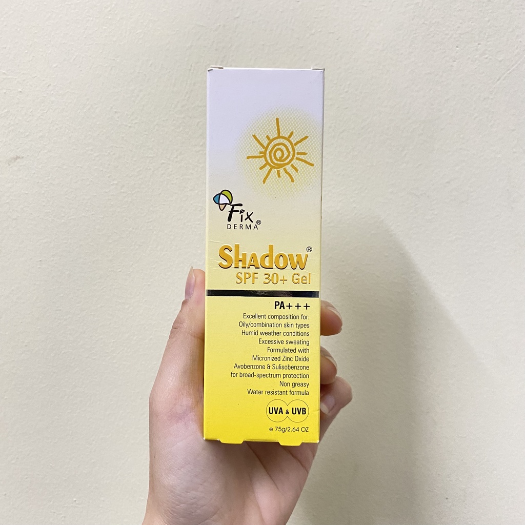 Kem chống nắng Fixderma shadow SPF 50+ và SPF 30+