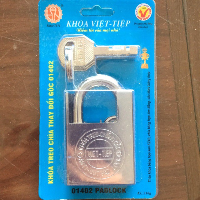 Khoá chống cắt inox Việt Tiệp