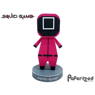 - Mô hình giấy Pink Soldier - Vuông