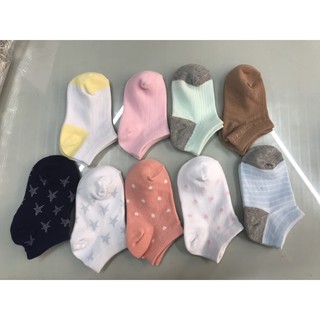 SET 5 đôi Vớ Cotton Họa Tiết Dễ Thương Cho bé, vớ cổ ngắn loại đẹp