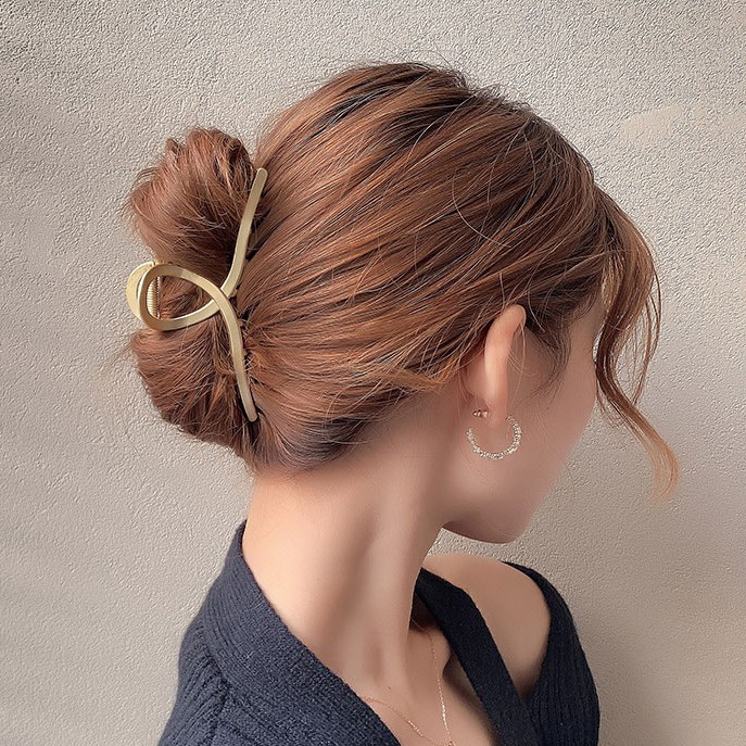 Kẹp Tóc Kim Loại Kiểu Dáng Sáng Tạo Thời Trang Cho Nữ