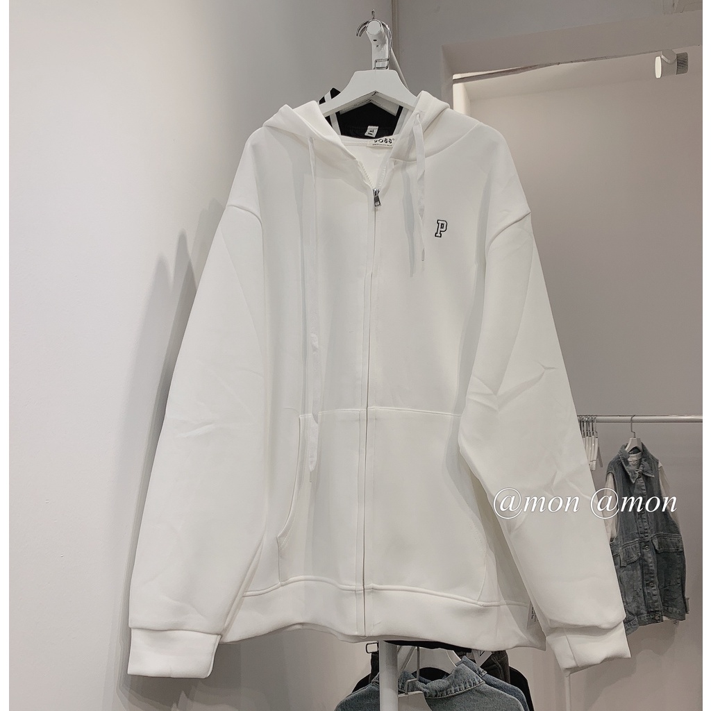 210702 Áo hoodie zip nỉ nhung, nỉ xốp - áo hoodie nỉ nam nữ thời trang ulzzang form rộng dài chùm mông | BigBuy360 - bigbuy360.vn