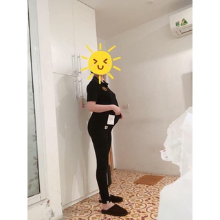 Quần Legging Bầu Chất liệu quần cotton, mềm mại