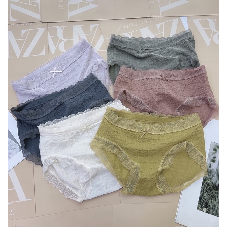 BÁN SỈ SÉT 10 QUẦN LÓT REN NƠ M2012 CHO NỮ | BigBuy360 - bigbuy360.vn