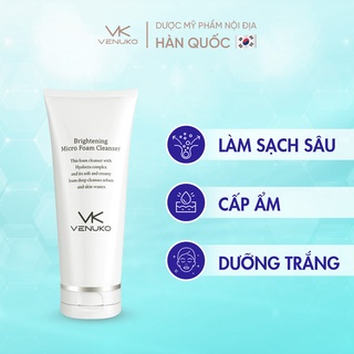 Sữa Rửa Mặt Venuko Brightening Micro Foam Cleanser 150ml