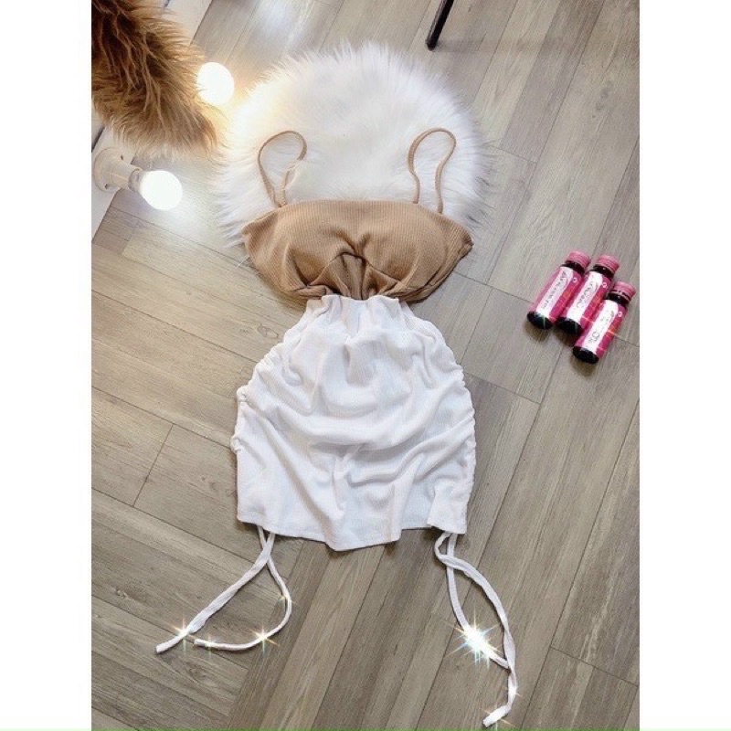 Chân váy dây rút hai bên