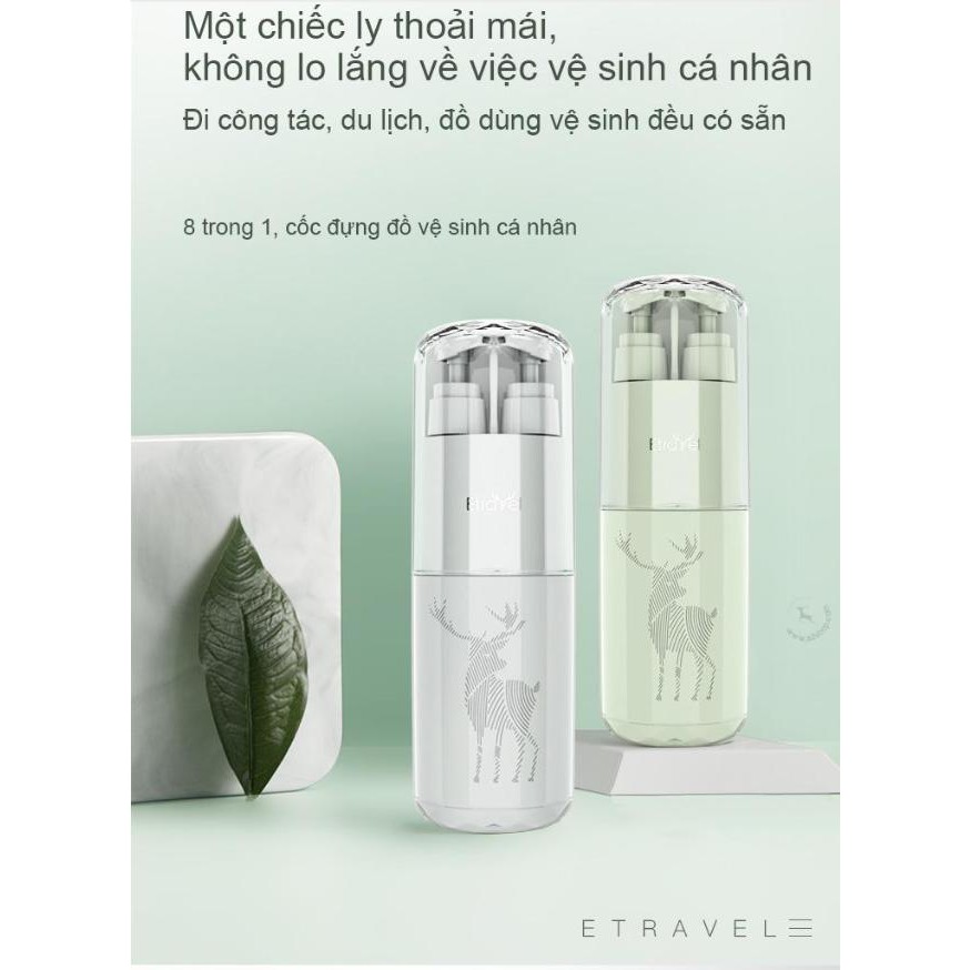 Cốc đựng dụng cụ vệ sinh cá nhân Etravel 8in1 - The Royal's Furniture