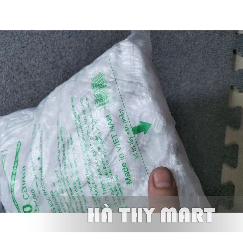 Hộp 100 miếng màng bọc thực phẩm bo chun AL Việt Nam [An toàn - hiệu quả]